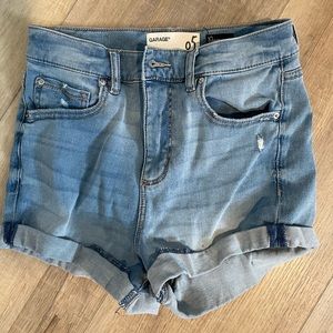 Garage jean shorts